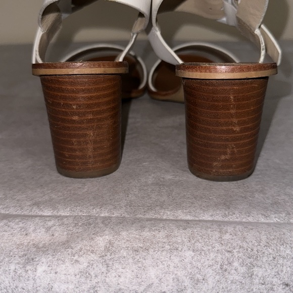 Topshop White Chunky Heel - Picture 3 of 5